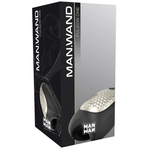 Man Wand Heat and Vibration Pulsion - Black