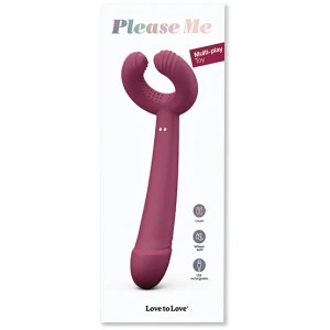 Love to Love Please Me Multi-Play Vibrator - Plum Star