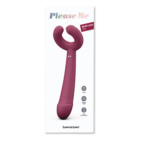 Love to Love Please Me Multi-Play Vibrator - Plum Star