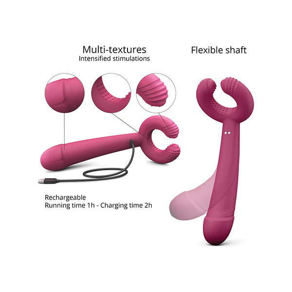 Love to Love Please Me Multi-Play Vibrator - Plum Star - Image 5