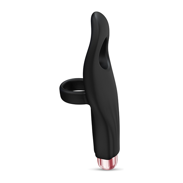 Love to Love Tickle Me Finger Vibe - Black Onyx - Image 4