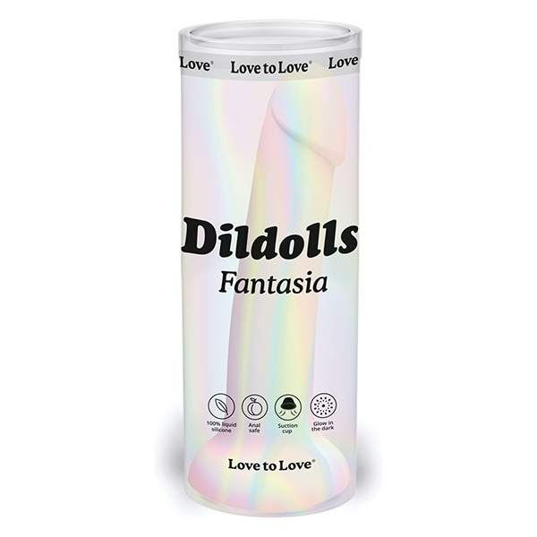 Love to Love Curved Suction Cup Dildolls Fantasia - Asst Colors