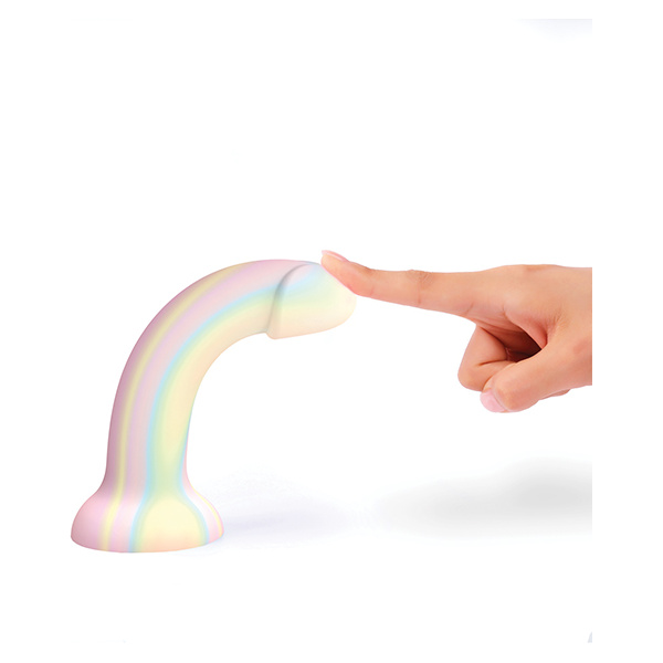 Love to Love Curved Suction Cup Dildolls Fantasia - Asst Colors - Image 5
