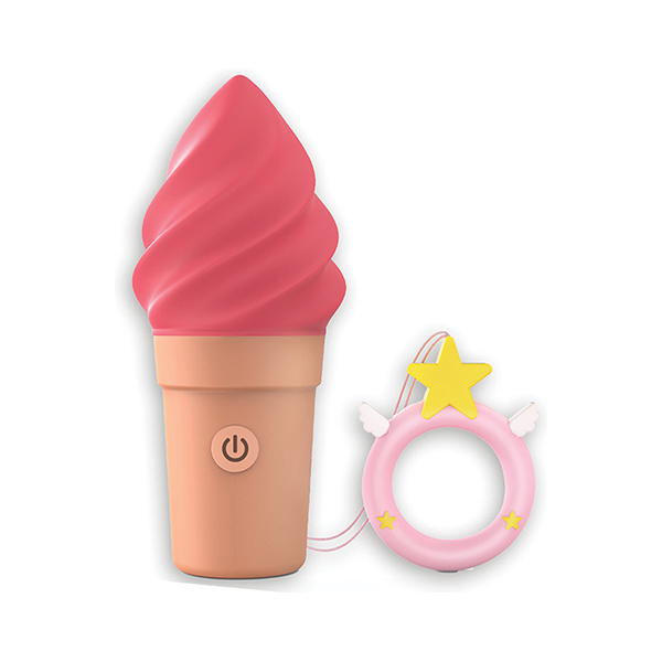 Love to Love Cand'ice Ice Cream Cone Stimulator - Raspberry Jolly - Image 5