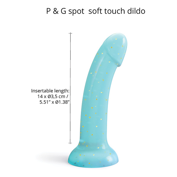 Love to Love Curved Suction Cup Dildolls Nightfall - Blue - Image 2