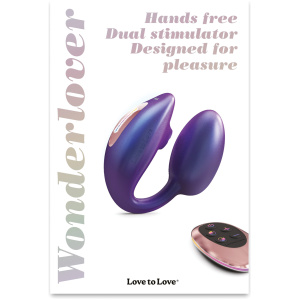 Love to Love Wonderlover Dual Stimulator - Iridescent Night