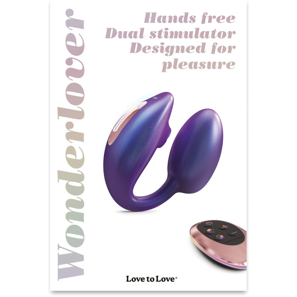 Love to Love Wonderlover Dual Stimulator - Iridescent Night