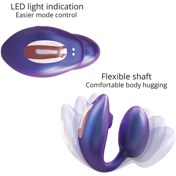 Love to Love Wonderlover Dual Stimulator - Iridescent Night - Image 2