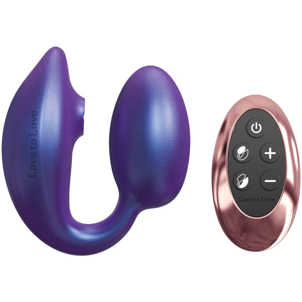 Love to Love Wonderlover Dual Stimulator - Iridescent Night - Image 5