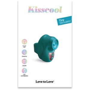 Love to Love Kisscool Tapping Finger Vibe - Teal Me