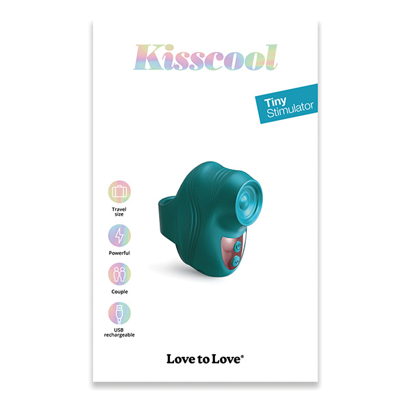 Love to Love Kisscool Tapping Finger Vibe - Teal Me