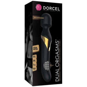 Dorcel Dual Orgasms Wand - Black-Gold