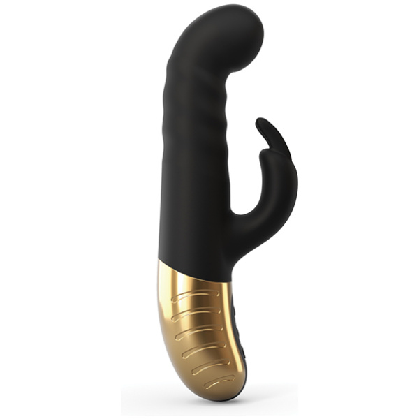 Dorcel G-Stormer Thrusting G Spot Rabbit - Black-Gold - Image 5