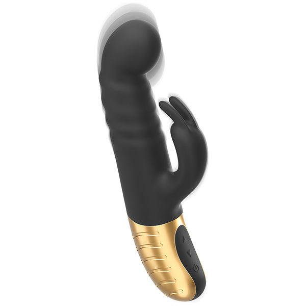 Dorcel G-Stormer Thrusting G Spot Rabbit - Black-Gold - Image 2