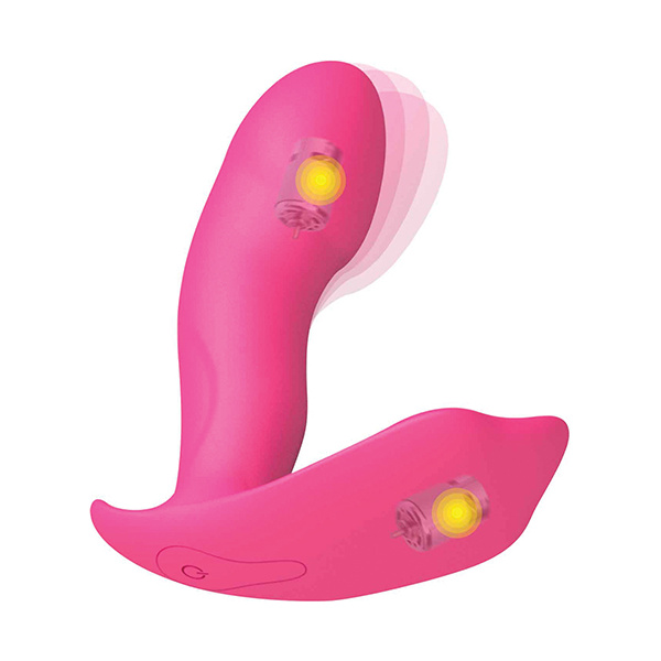 Dorcel Secret Clit Dual Stim Heating and Voice Control - Pink - Image 3