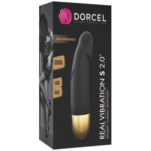 Dorcel Real Vibration S 6" Rechargeable Vibrator 2.0 - Gold
