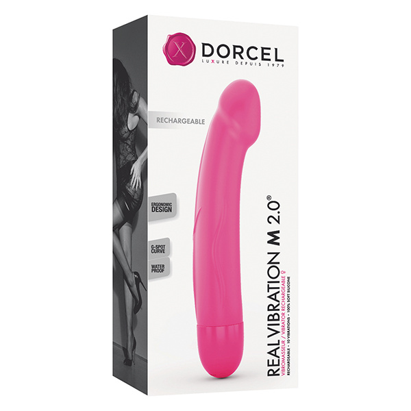 Dorcel Real Vibration M 8.6" Rechargeable - Pink