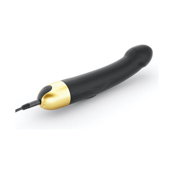 Dorcel Real Vibration M 8.6" Rechargeable Vibrator 2.0 - Black-Gold - Image 4