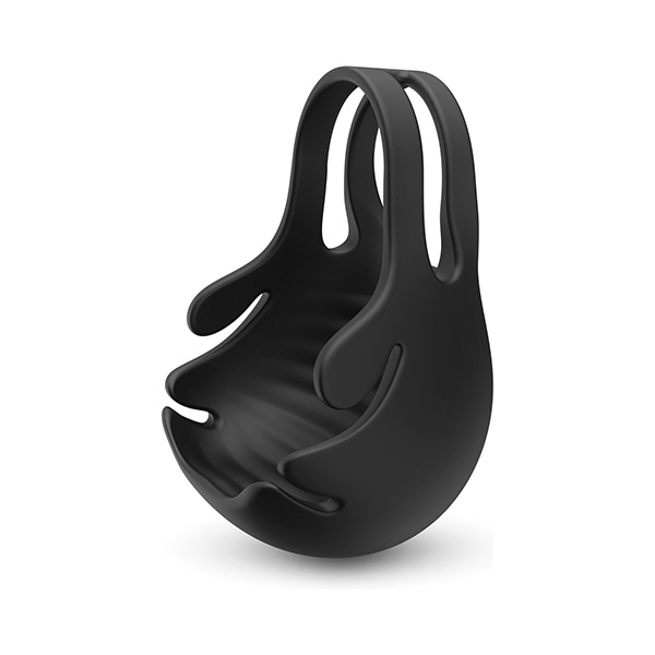 Dorcel Fun Bag Testicle Vibrator - Black - Image 4