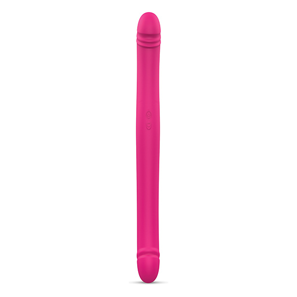 Dorcel Orgasmic Double Do 16.5" Thrusting Dong - Pink - Image 3