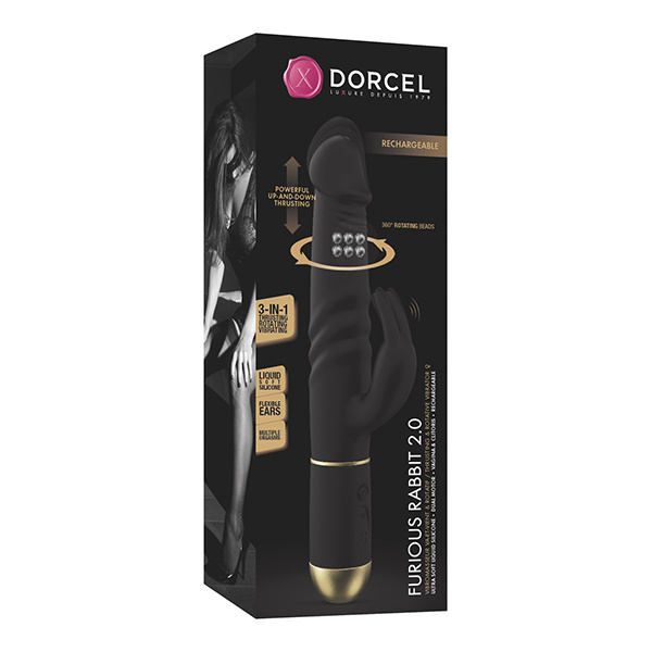 Dorcel Thrusting & Spinning Furious Rabbit 2.0 - Black