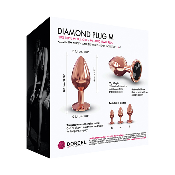 Dorcel Aluminium Bejeweled Diamond Plug - Image 5