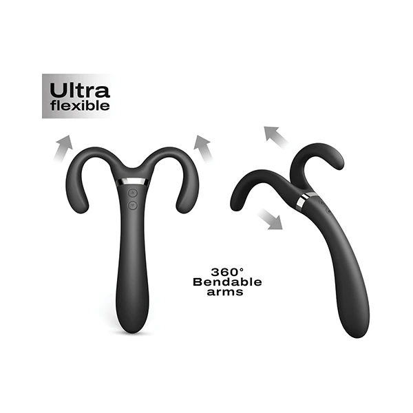 Dorcel Infinite Joy Bendable Forked Vibrator - Image 3
