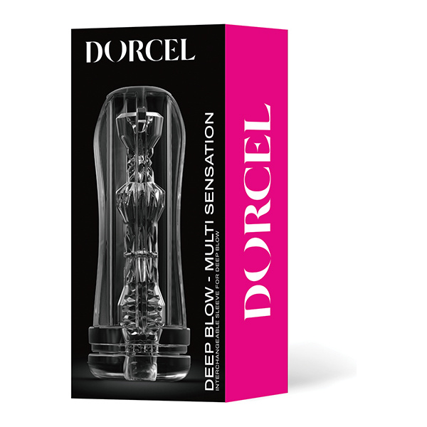 Dorcel Deep Blow Multi Sensation Sleeve - Clear