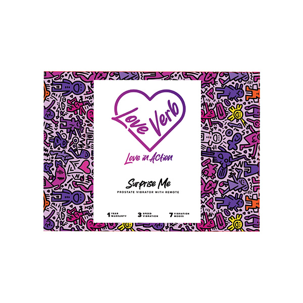 Love Verb Surprise Me Copper-Infused Prostate Massager - Lilac - Image 2