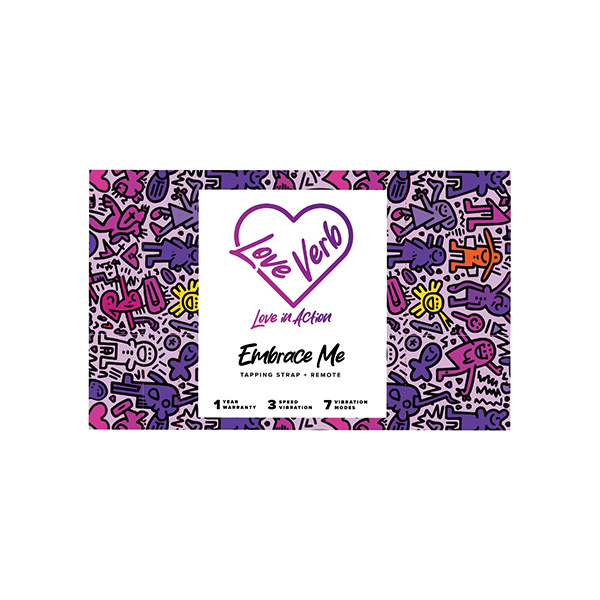 Love Verb Embrace Me Copper-Infused Tapping C-Shape - Lilac - Image 2