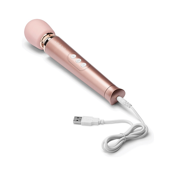 Le Wand Petite Rechargeable Vibrating Massager - Rose Gold - Image 3