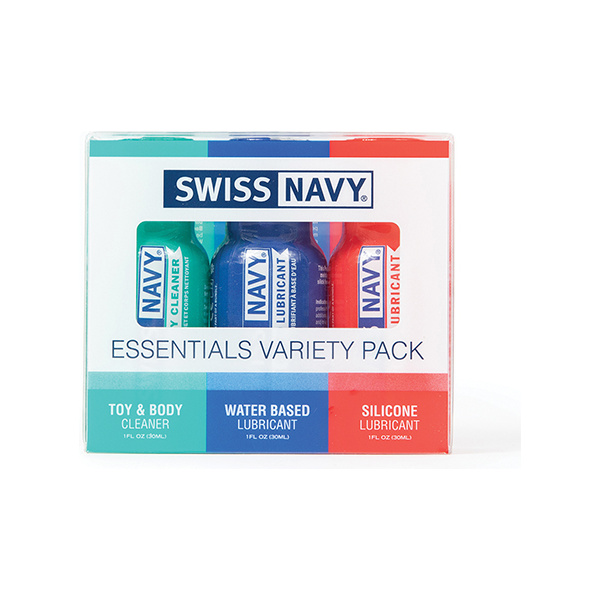 Swiss Navy Essentials Variety Pack of 3 - 1 oz