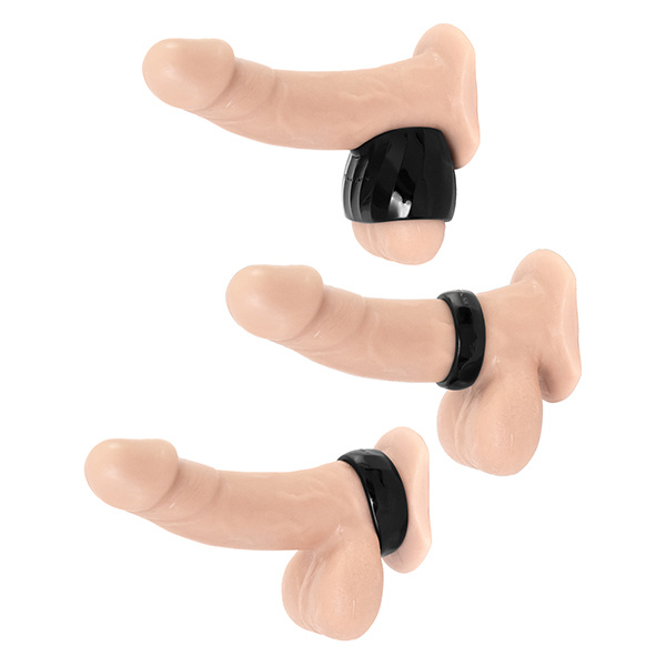 Maxtasy Performance Rings - Black Set of 3 - Image 3