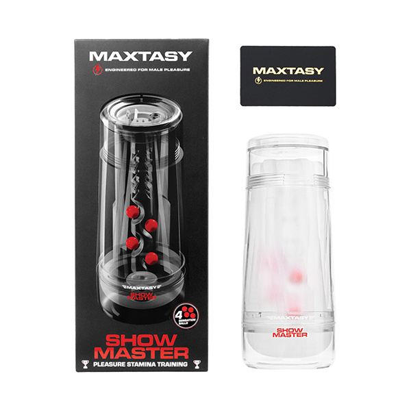 Maxtasy Show Master Non-Realistic Stroker - Clear - Image 5