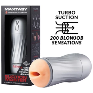 Maxtasy Suction Master Realistic Stroker - Nude