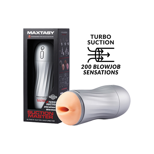 Maxtasy Suction Master Realistic Stroker - Nude