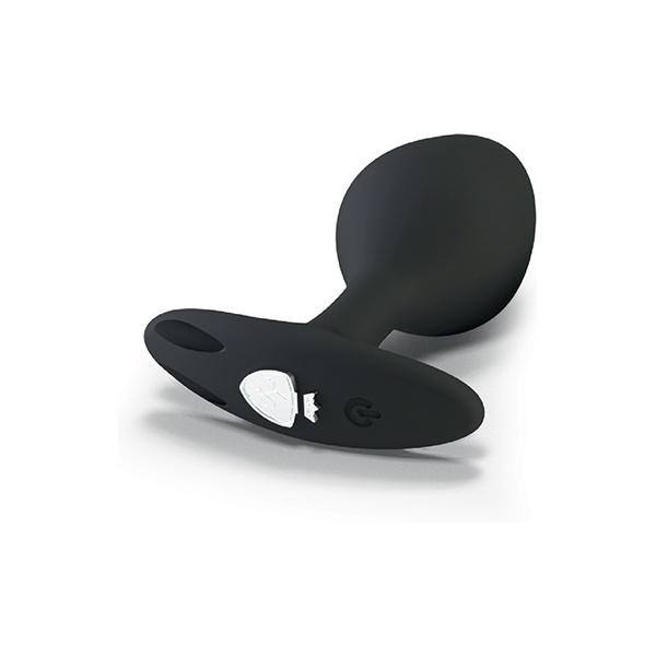 Mystim Rocking Force Silicone Buttplug Small - Black - Image 3