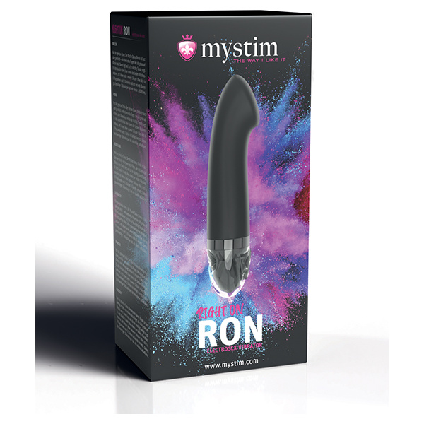 Mystim Right on Ron eStim G Vibrator - Black