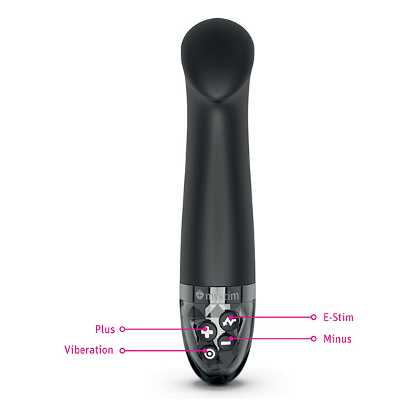 Mystim Right on Ron eStim G Vibrator - Black - Image 3
