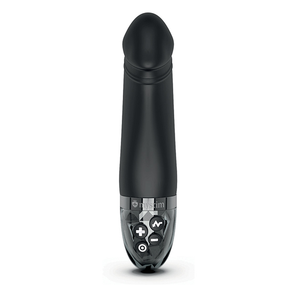 Mystim Real Deal Neal eStim Realistic Vibrator - Black - Image 3