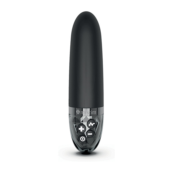 Mystim Sleak Freak eStim Straight Vibrator - Black - Image 5