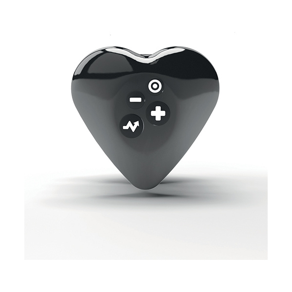 Mystim Hearts Desire eStim Layon Vibrator - Black - Image 5