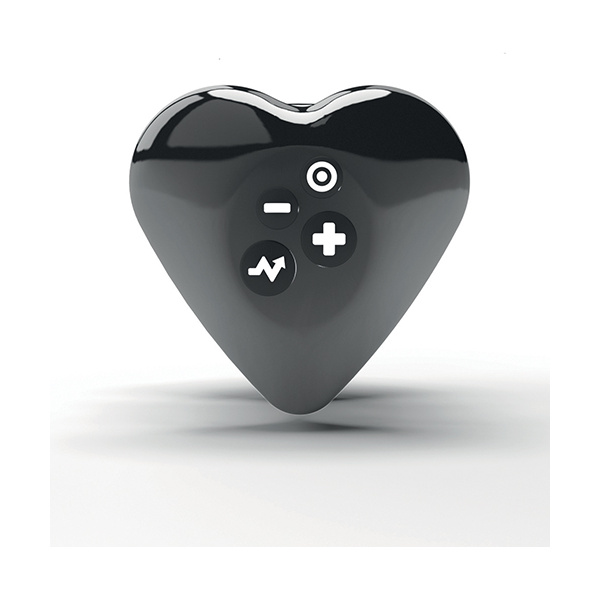 Mystim Hearts Desire eStim Layon Vibrator - Black - Image 3