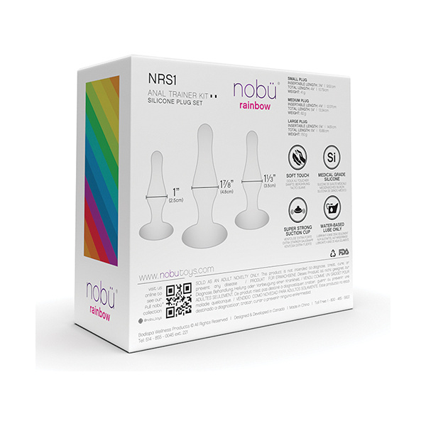 Nobu Rainbow Silicone Plug Set - Image 4