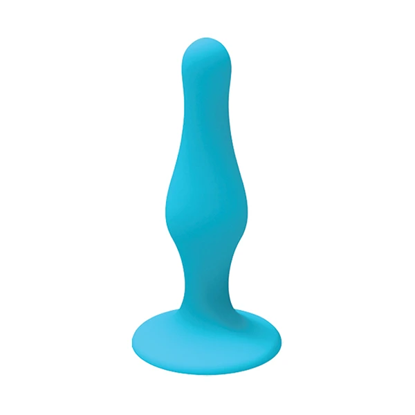 Nobu Rainbow Large Silicone Plug - Blue