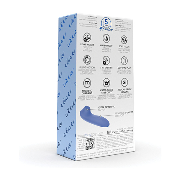 Nobu Essentials Cece Pulse Stimulator - Periwinkle Blue - Image 2