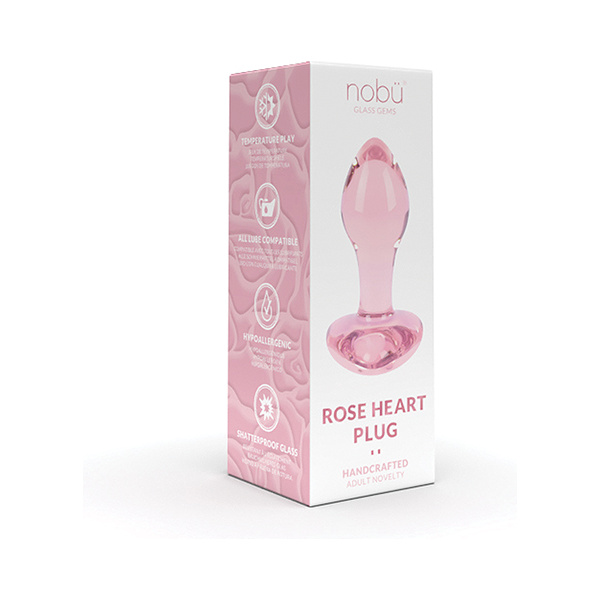 Nobu Rose Heart Plug - Pink - Image 3