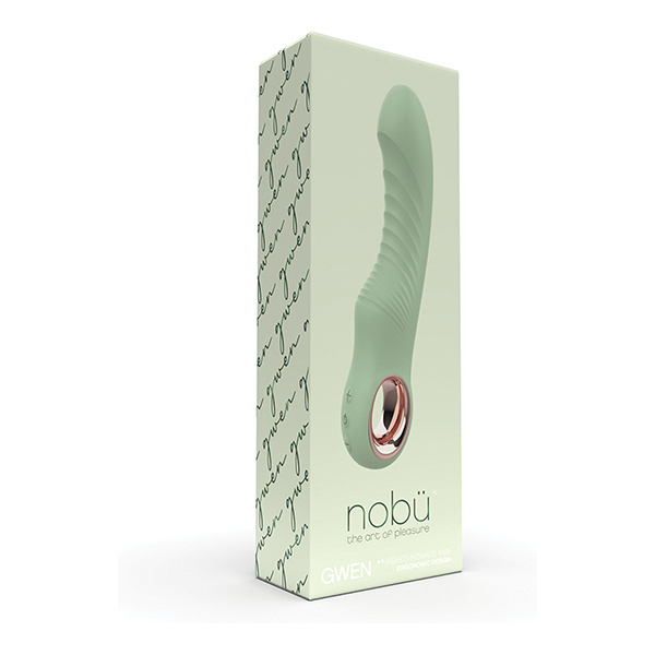 Nobu Gwen G-Spot Vibrator w-Removable Bullet - Green - Image 4