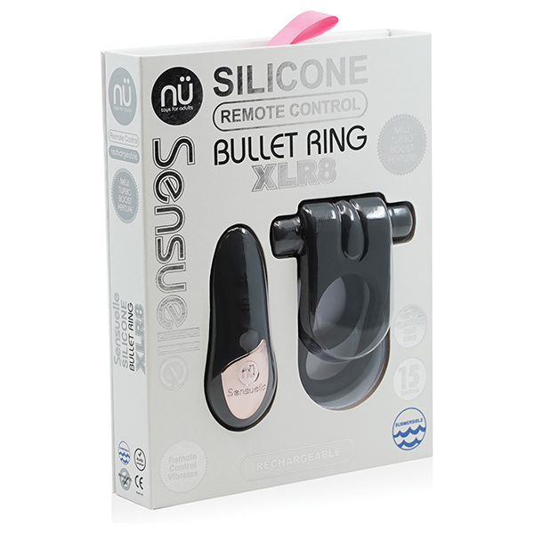 Sensuelle Silicone Remote Control Xlr8 Turbo Boost Cock Ring