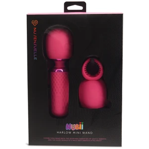 Nu Sensuelle Harlow Mini Wand w/Masturbator Attachment